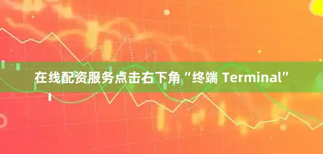在线配资服务点击右下角“终端 Terminal”